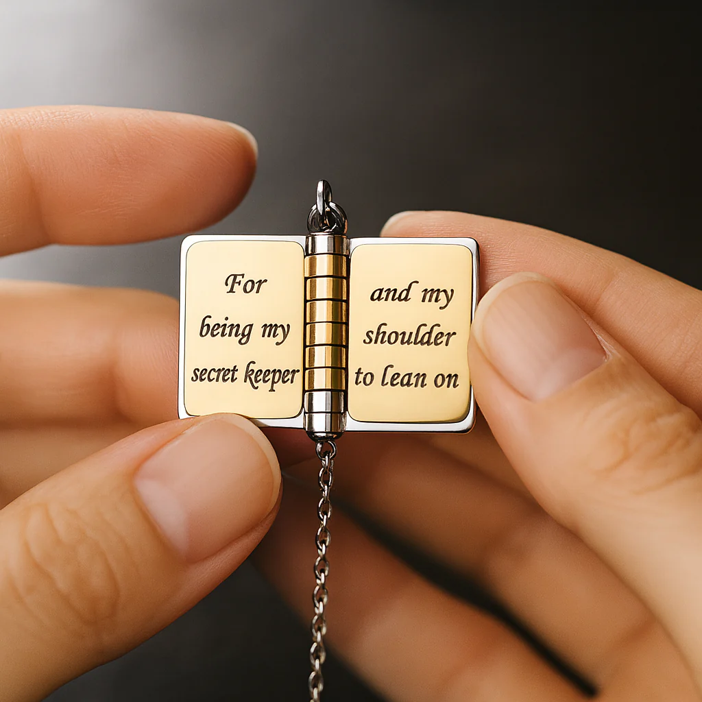 Best Sis Ever Necklace - Sister - Image 5