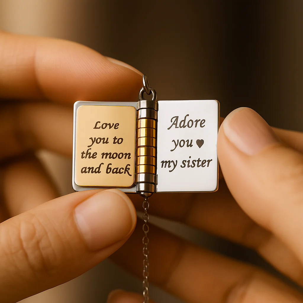 Best Sis Ever Necklace - Sister - Image 6