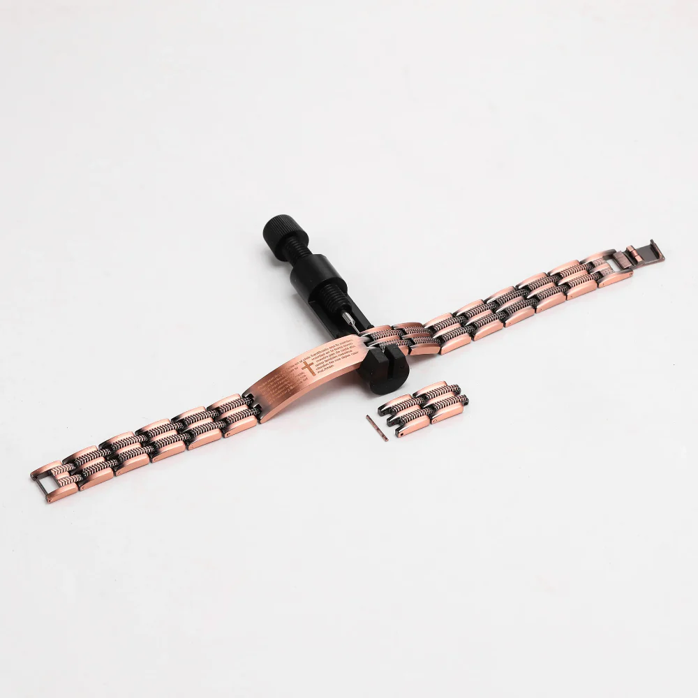 Copper Cross Bracelet - Image 6