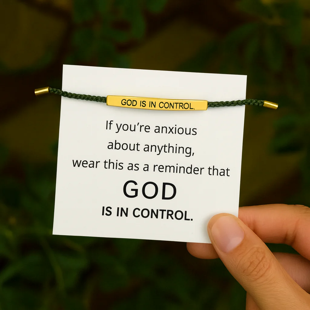 God Is In Control Bracelet - Image 7