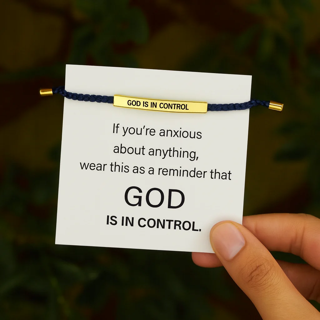 God Is In Control Bracelet - Image 8