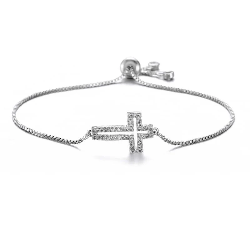 Hollowed Out Cross Bracelet - Image 10