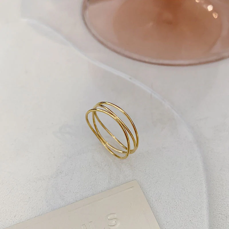 Interlocked Fidget Ring For Women - Image 4