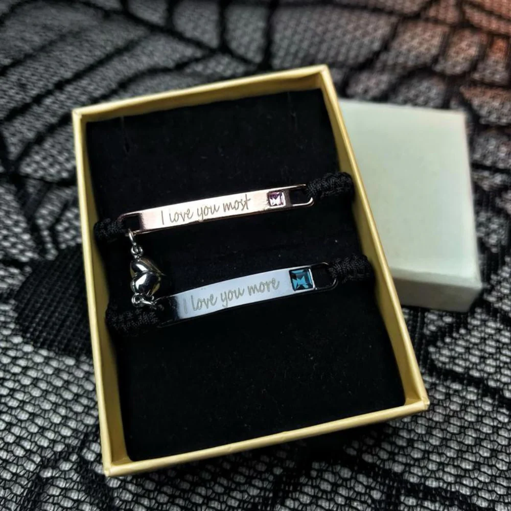 Magnetic Hearts Couples Bracelet - Image 9