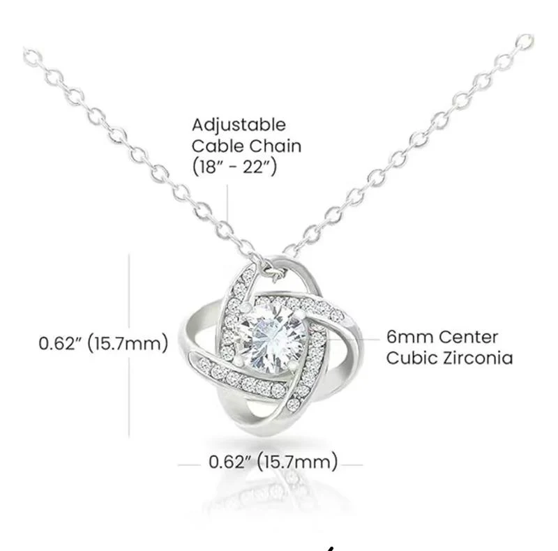 To My Mom – Forever Your Little Boy Necklace - Image 6